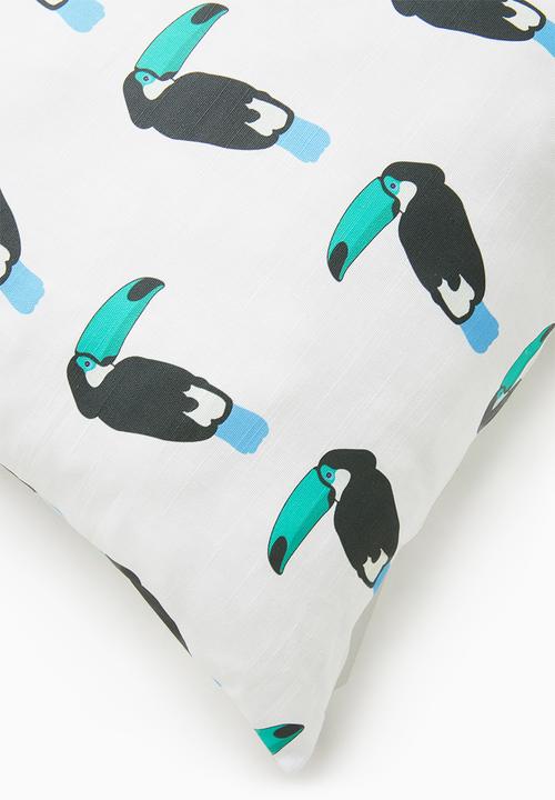 Sixth Floor - Tucan cushion cover - multi
