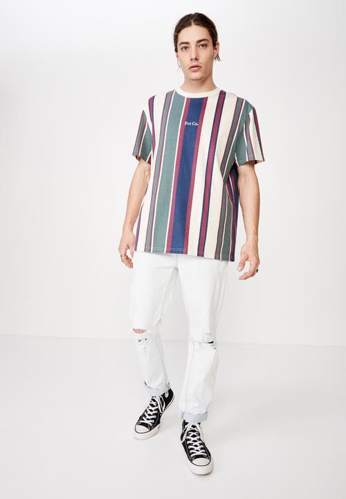 Factorie - Relaxed tapered jean - light blue