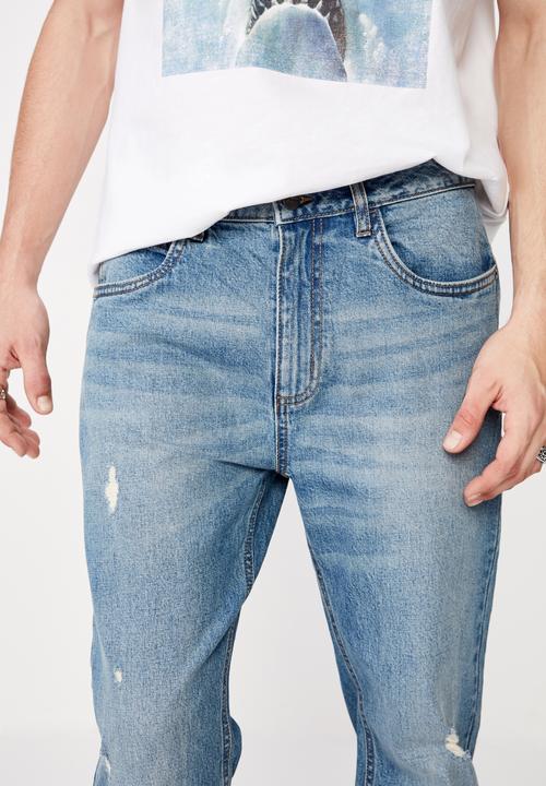 Factorie - Relaxed tapered jean - blue
