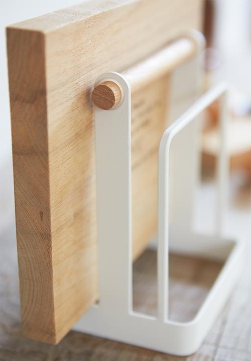 Yamazaki - Tosca cutting board stand - white