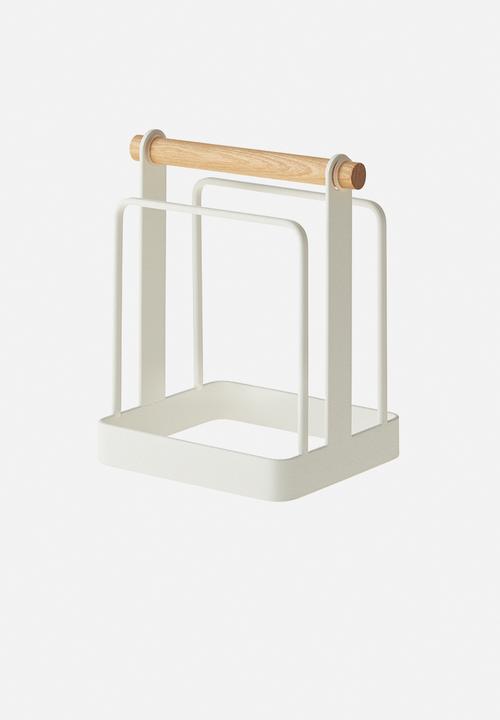 Yamazaki - Tosca cutting board stand - white
