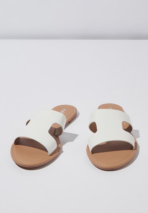 Cotton On - Everyday cypress slide - white