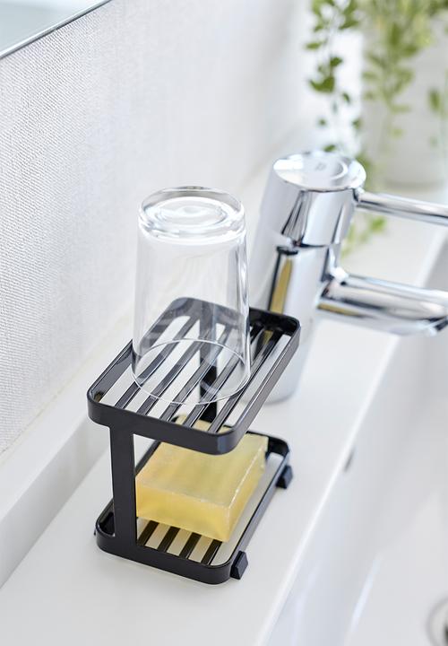 Yamazaki - Tower soap tray 2 tiers - black
