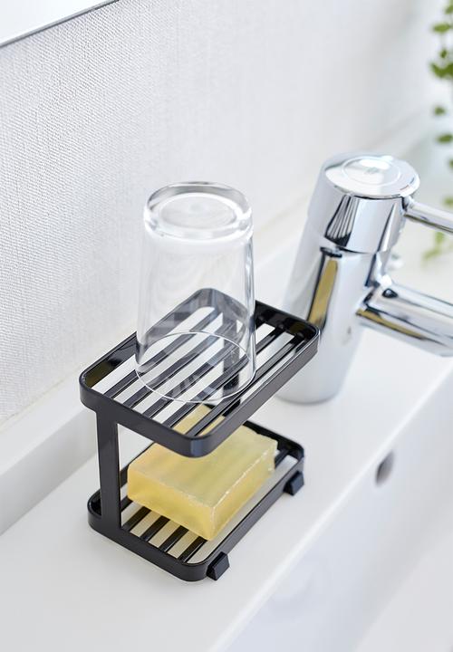 Yamazaki - Tower soap tray 2 tiers - black