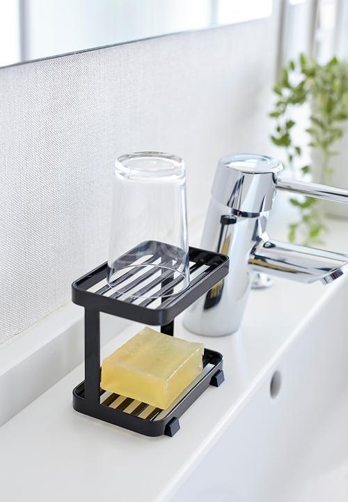 Yamazaki - Tower soap tray 2 tiers - black