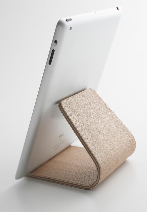 Yamazaki - Rin plywood tablet stand - natural