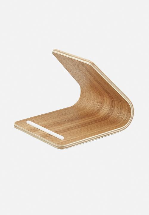 Yamazaki - Rin plywood tablet stand - natural