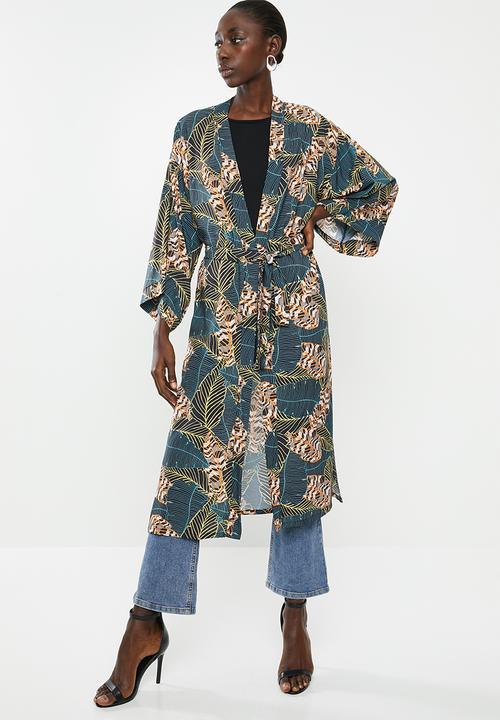 Superbalist - Printed longer length shacket - multi