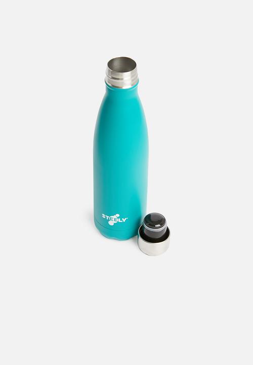 Steely - 500ml insulated bottle - jade