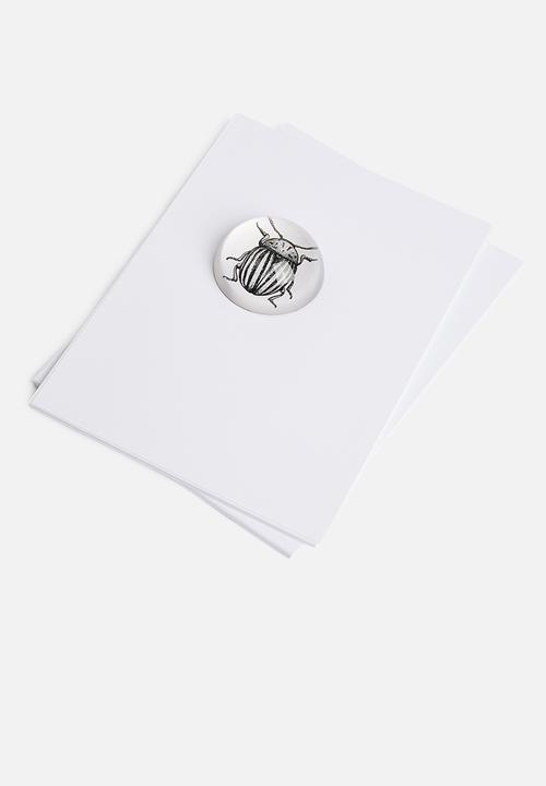 H&S - Glass paperweight - bug