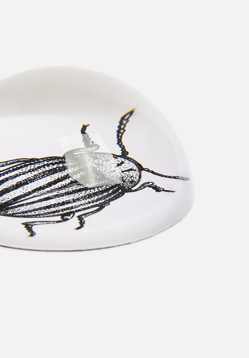 H&S - Glass paperweight - bug