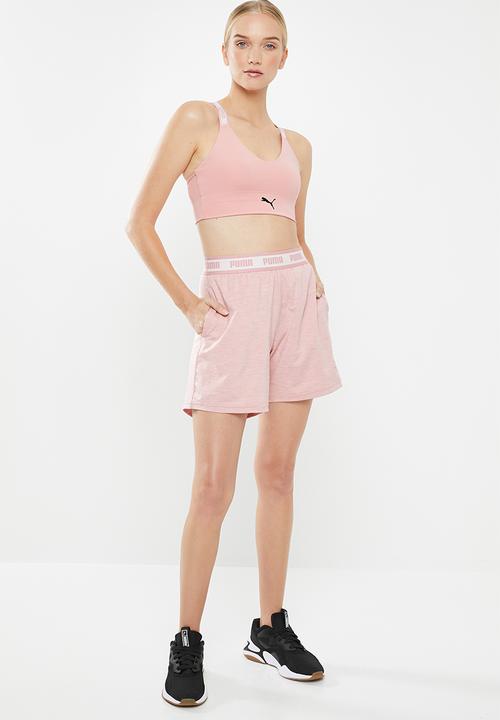 PUMA - Soft sports drapey shorts - pink