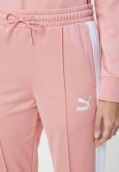 PUMA - Classic track pants - pink & white