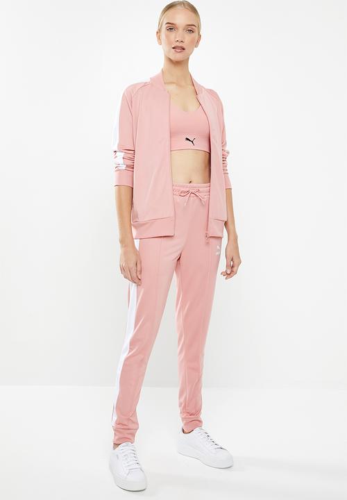 PUMA - Classic T7 track jacket - pink & white