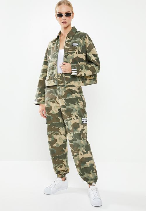 adidas Originals - Camo tracktop - green