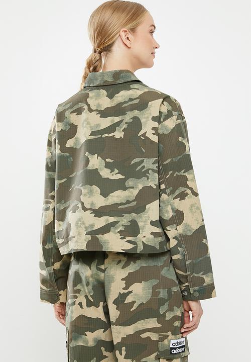 adidas Originals - Camo tracktop - green