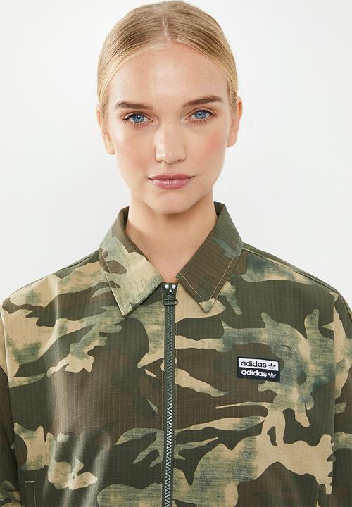 adidas Originals - Camo tracktop - green