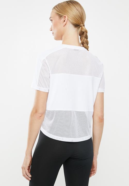adidas - Badge of sport mesh tee - white