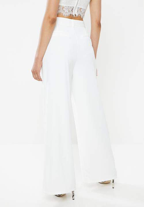 Glamorous - Wide leg trouser - white