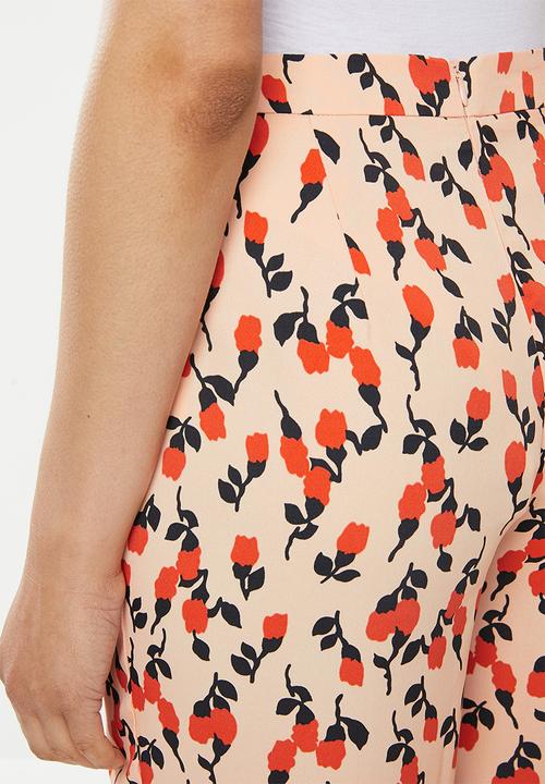 Glamorous - Co-ord wide leg trousers - peach 
