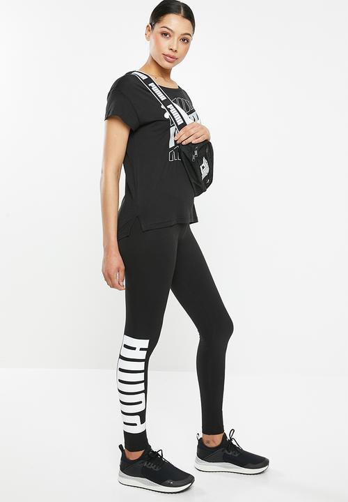 PUMA - Rebel leggings - black & white