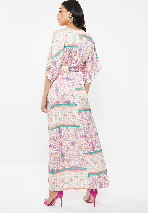 Glamorous - Scarf print maxi - multi
