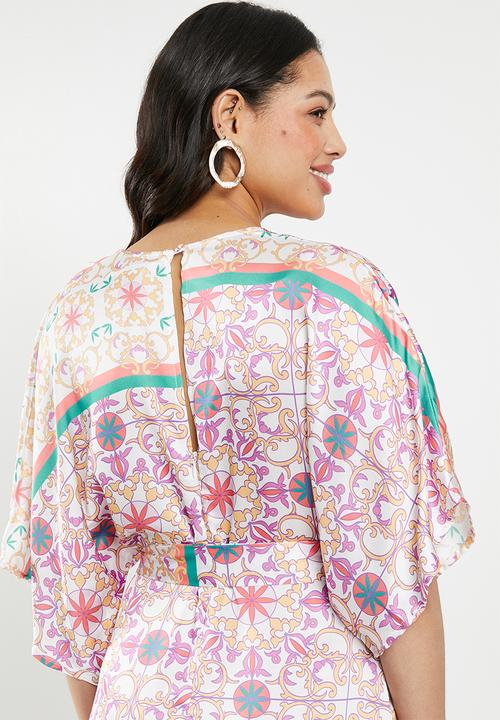 Glamorous - Scarf print maxi - multi
