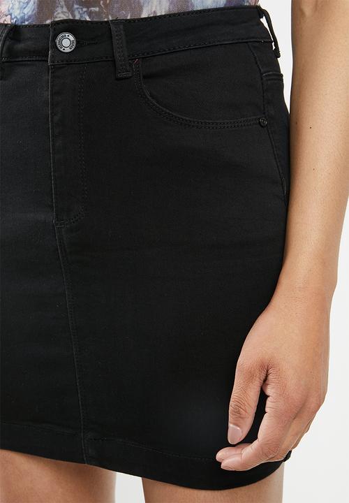 Missguided - Super stretch mini skirt - black 