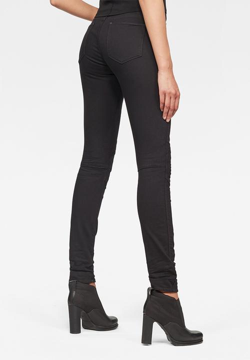 G-STAR - 5622 Mid skinny - black