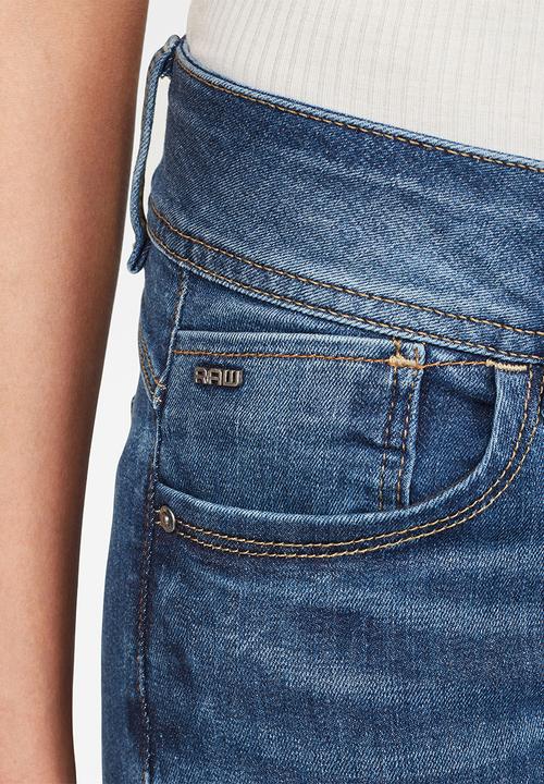 G-STAR - Lynn mid waist skinny - blue