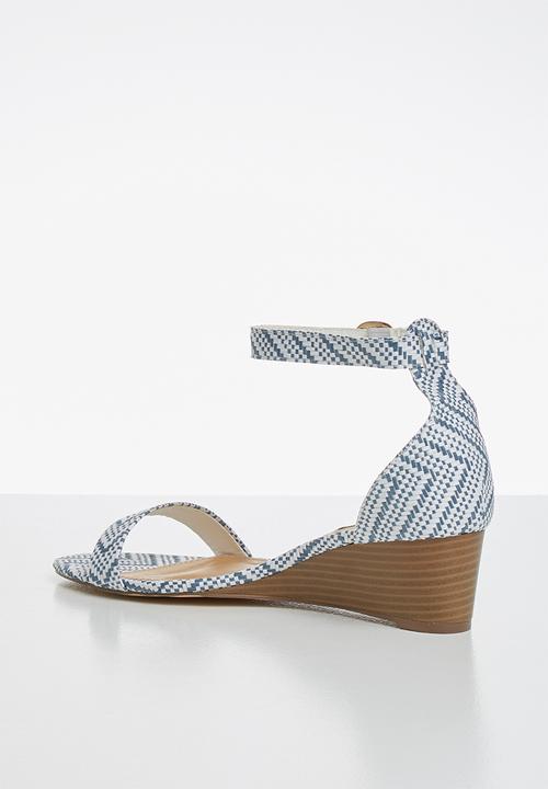 Madison® - Iliana wedge  - blue & white