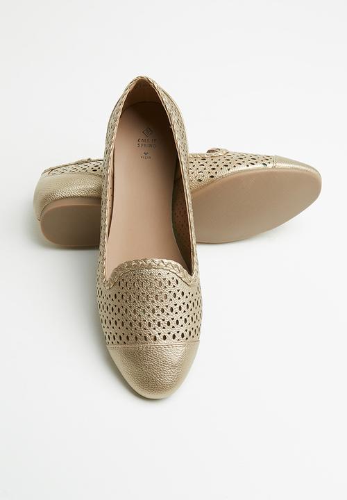 Call It Spring - Louvar loafer - champagne