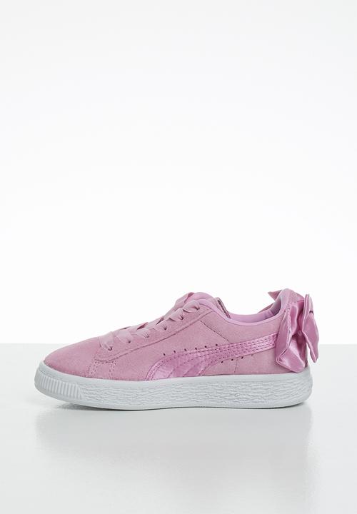 PUMA - Girls suede bow ac ps - purple