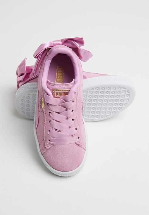 PUMA - Girls suede bow ac ps - purple
