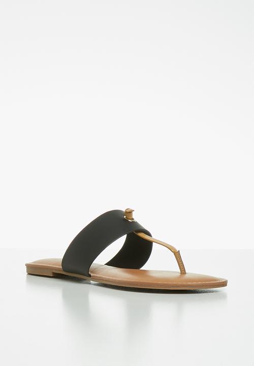 Call It Spring - Packardii sandal - black synthetic