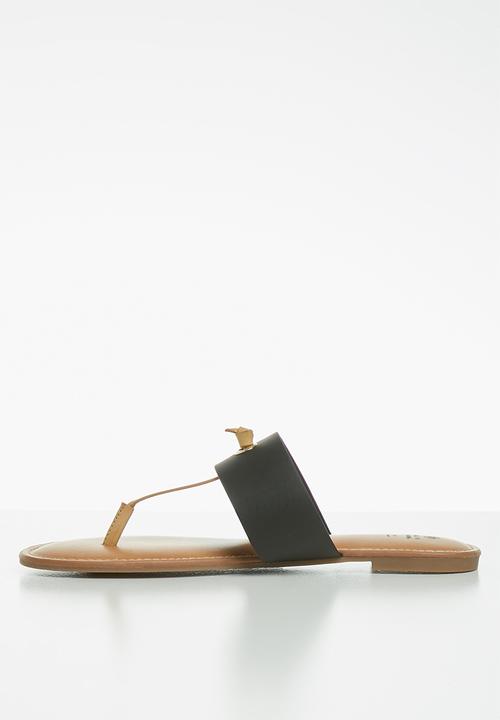 Call It Spring - Packardii sandal - black synthetic