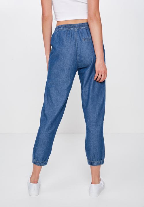 Cotton On - Cuffed chino - blue