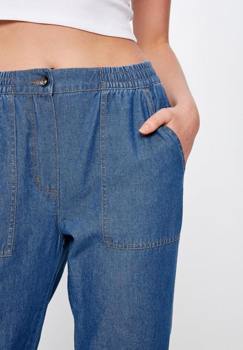 Cotton On - Cuffed chino - blue