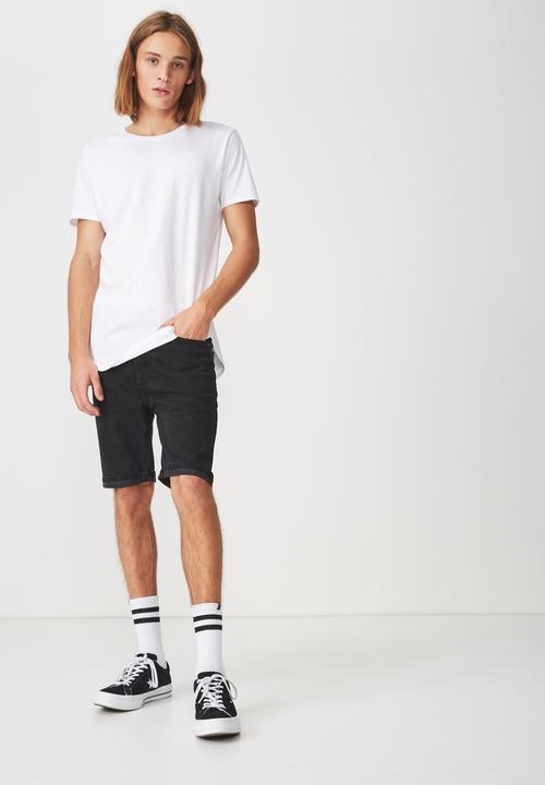 Factorie - Curved hem  tee - white