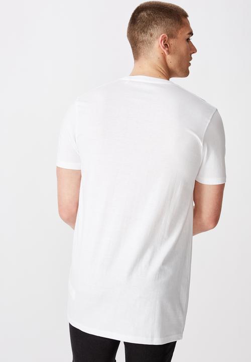 Factorie - Longline T-shirt - white