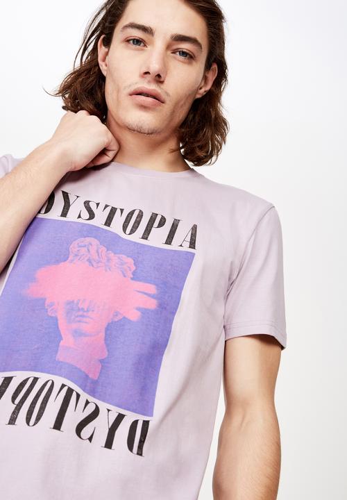 Factorie - Slim graphic T-shirt - purple 