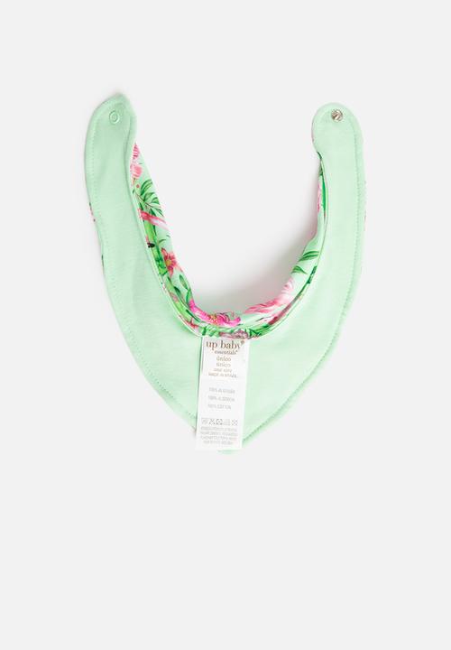 UP Baby - Double face soft jersey cotton bib - multi