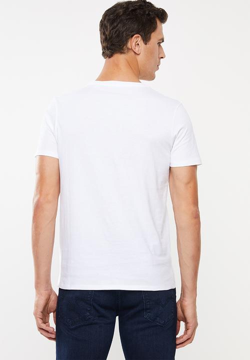 GUESS - Triangle short sleeve tee - white