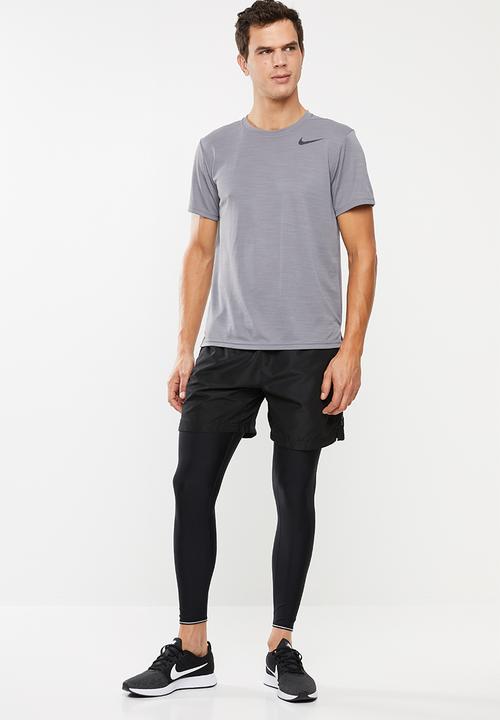 Nike - Superset short sleeve top - grey
