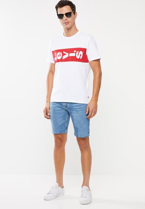 Levi’s® - Graphic short sleeve tee  - white & red