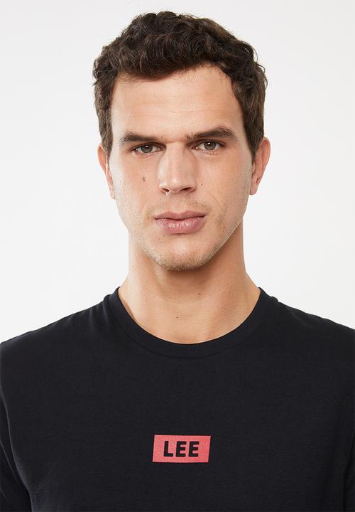 Lee  - New block tee - black