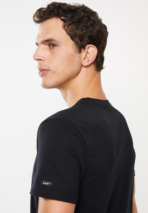 Lee  - New block tee - black