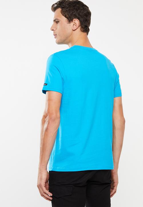 Lee  - Block logo tee - blue