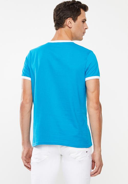 Lee  - Ringer logo tee - blue