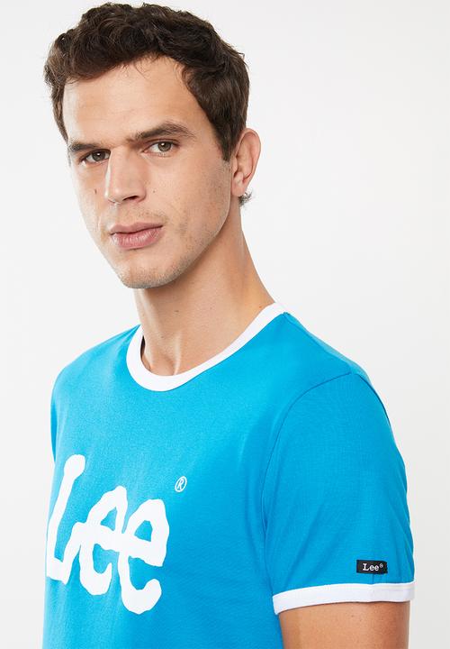 Lee  - Ringer logo tee - blue